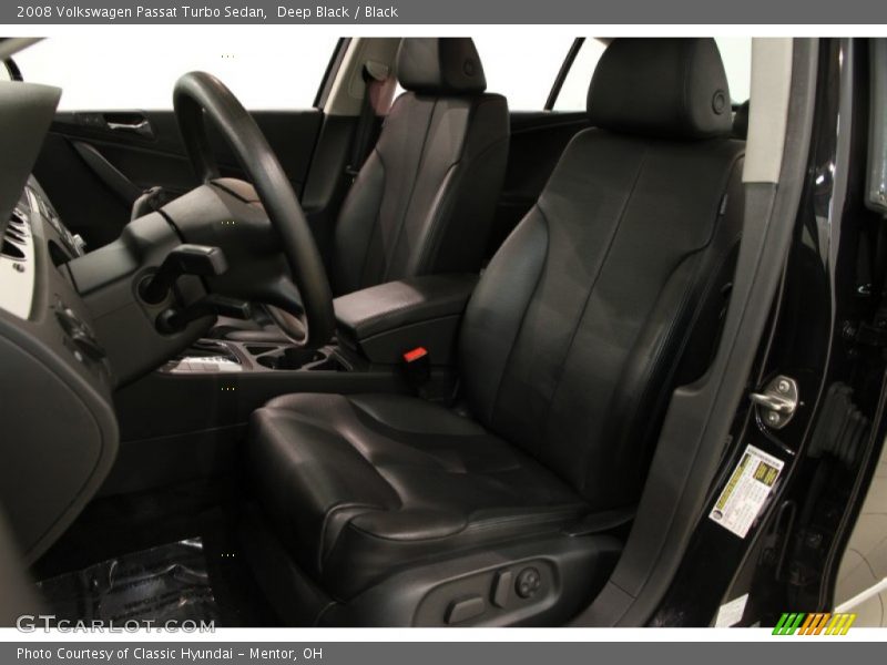 Deep Black / Black 2008 Volkswagen Passat Turbo Sedan