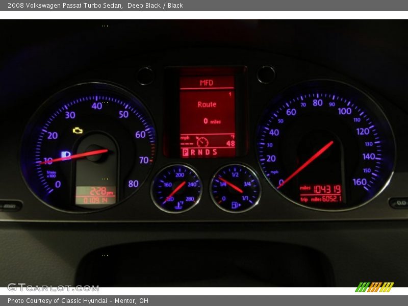 Deep Black / Black 2008 Volkswagen Passat Turbo Sedan