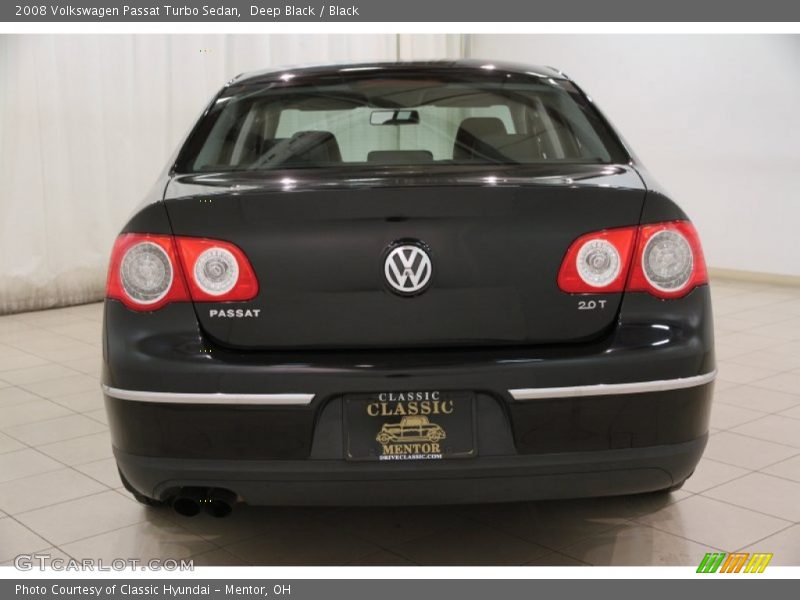 Deep Black / Black 2008 Volkswagen Passat Turbo Sedan