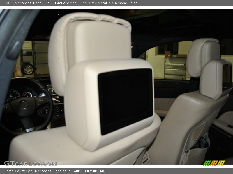 Steel Grey Metallic / Almond Beige 2010 Mercedes-Benz E 550 4Matic Sedan