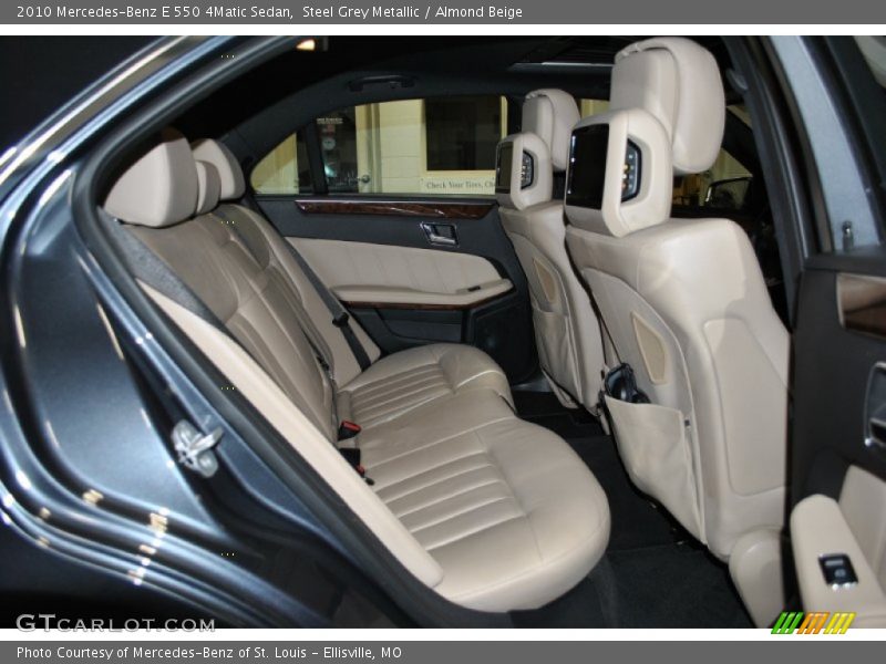 Steel Grey Metallic / Almond Beige 2010 Mercedes-Benz E 550 4Matic Sedan