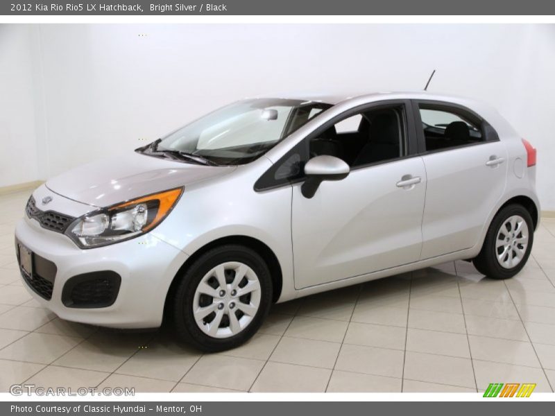 Bright Silver / Black 2012 Kia Rio Rio5 LX Hatchback