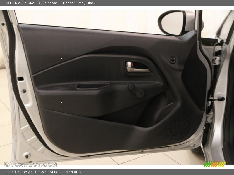 Bright Silver / Black 2012 Kia Rio Rio5 LX Hatchback