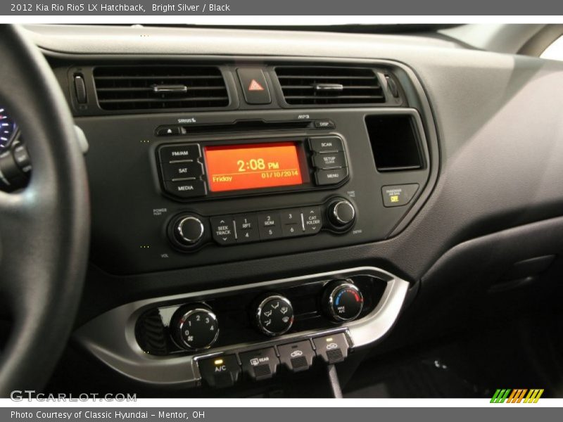 Bright Silver / Black 2012 Kia Rio Rio5 LX Hatchback