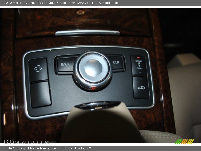 Steel Grey Metallic / Almond Beige 2010 Mercedes-Benz E 550 4Matic Sedan