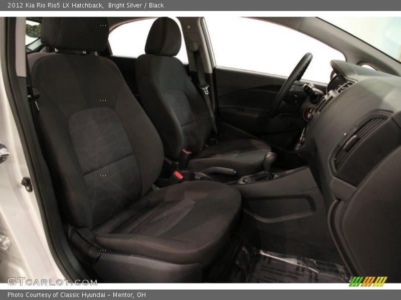 Bright Silver / Black 2012 Kia Rio Rio5 LX Hatchback