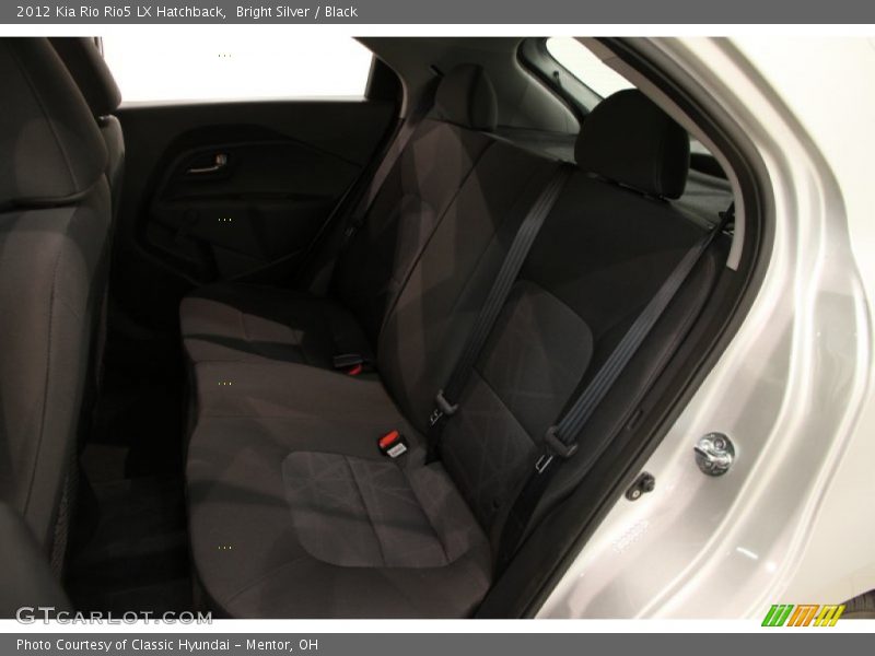 Bright Silver / Black 2012 Kia Rio Rio5 LX Hatchback