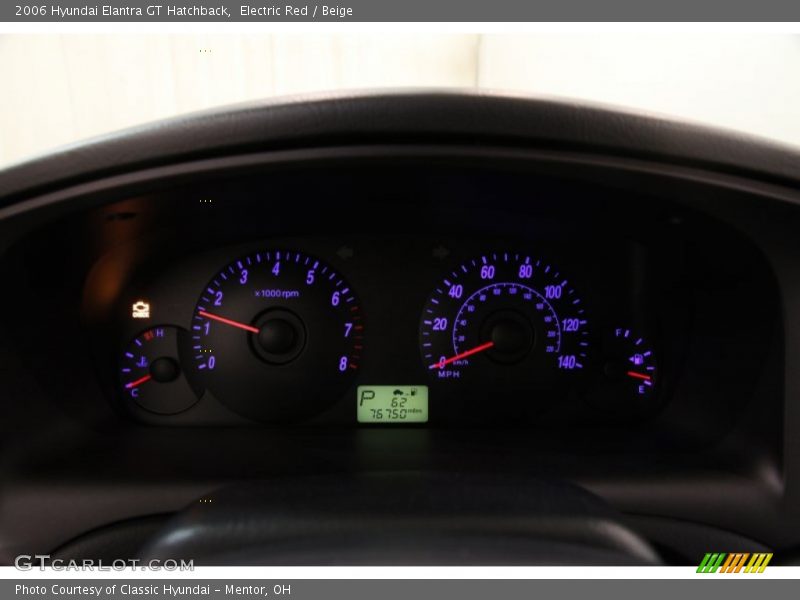  2006 Elantra GT Hatchback GT Hatchback Gauges