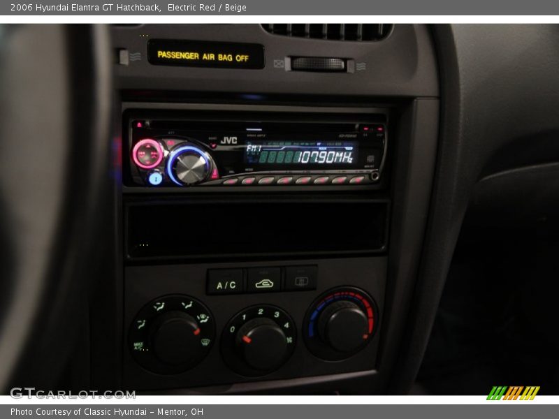 Electric Red / Beige 2006 Hyundai Elantra GT Hatchback