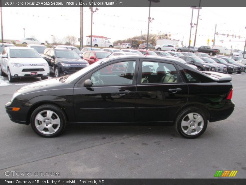 Pitch Black / Charcoal/Light Flint 2007 Ford Focus ZX4 SES Sedan