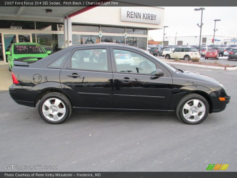 Pitch Black / Charcoal/Light Flint 2007 Ford Focus ZX4 SES Sedan