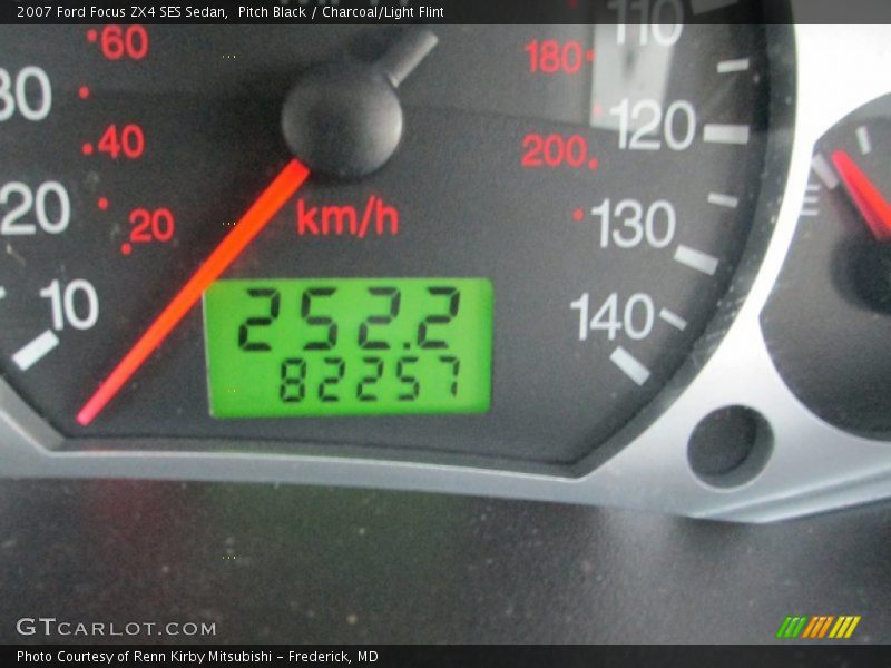 Pitch Black / Charcoal/Light Flint 2007 Ford Focus ZX4 SES Sedan