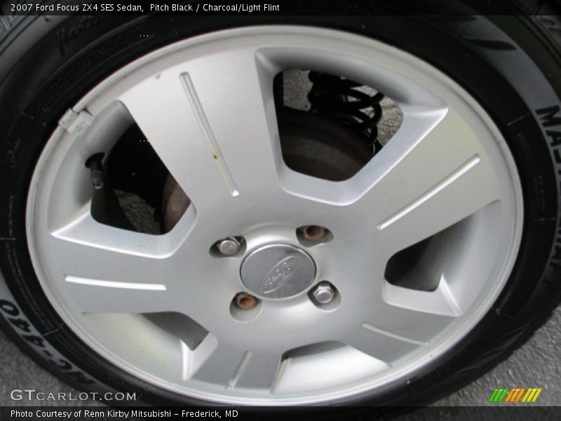 Pitch Black / Charcoal/Light Flint 2007 Ford Focus ZX4 SES Sedan