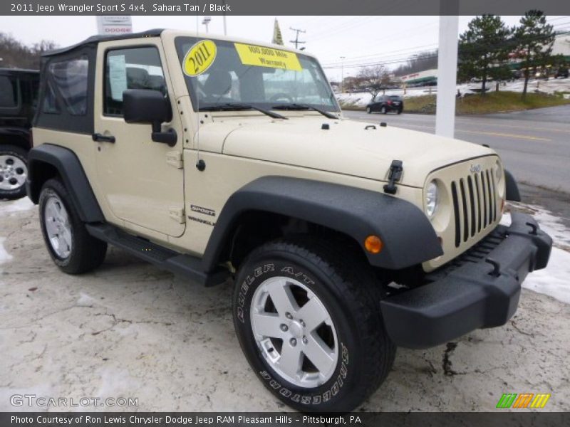 Sahara Tan / Black 2011 Jeep Wrangler Sport S 4x4