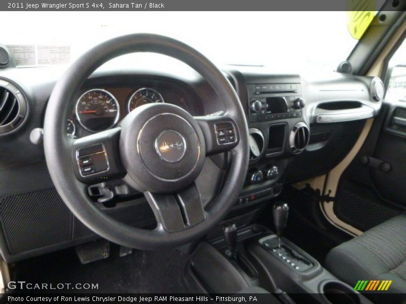 Sahara Tan / Black 2011 Jeep Wrangler Sport S 4x4