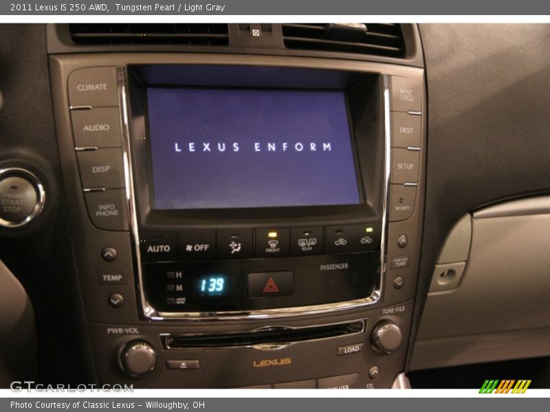 Tungsten Pearl / Light Gray 2011 Lexus IS 250 AWD