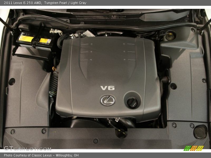 Tungsten Pearl / Light Gray 2011 Lexus IS 250 AWD