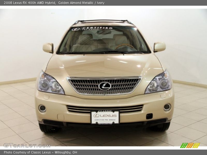 Golden Almond Metallic / Ivory 2008 Lexus RX 400h AWD Hybrid