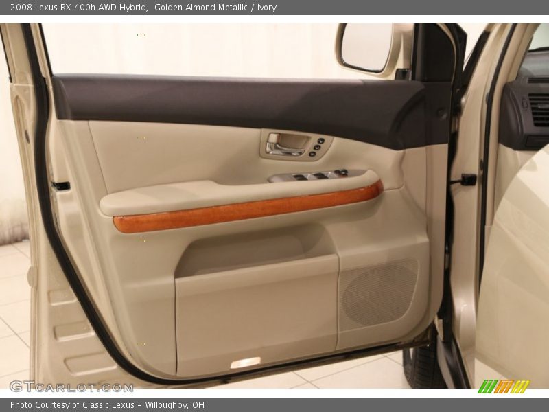 Golden Almond Metallic / Ivory 2008 Lexus RX 400h AWD Hybrid