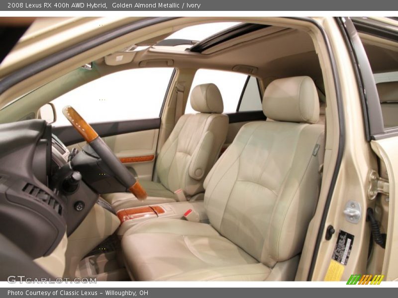Golden Almond Metallic / Ivory 2008 Lexus RX 400h AWD Hybrid