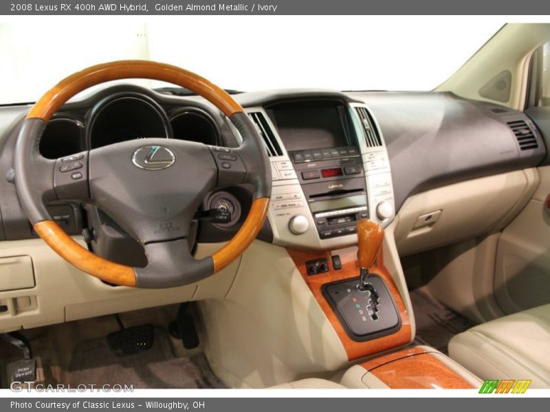 Golden Almond Metallic / Ivory 2008 Lexus RX 400h AWD Hybrid