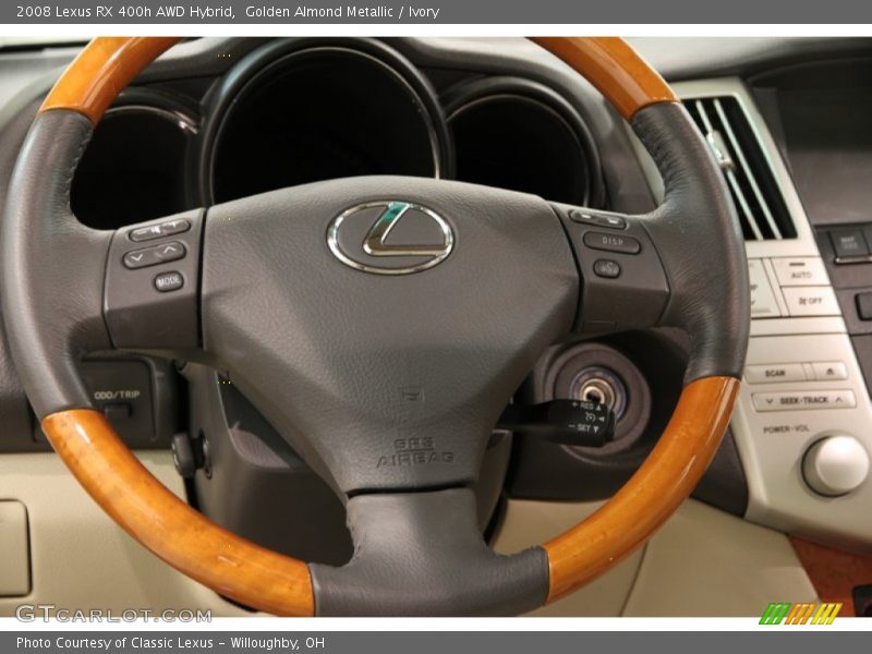 Golden Almond Metallic / Ivory 2008 Lexus RX 400h AWD Hybrid