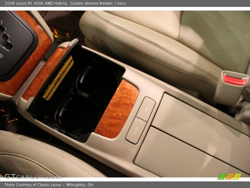 Golden Almond Metallic / Ivory 2008 Lexus RX 400h AWD Hybrid