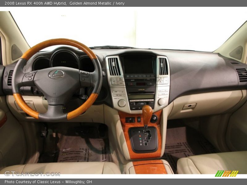 Golden Almond Metallic / Ivory 2008 Lexus RX 400h AWD Hybrid