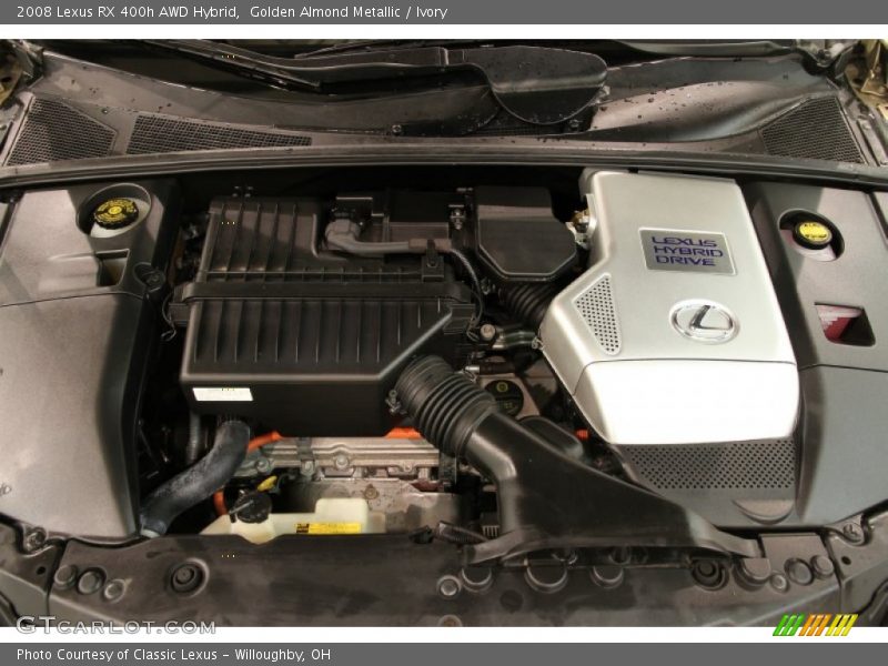 Golden Almond Metallic / Ivory 2008 Lexus RX 400h AWD Hybrid