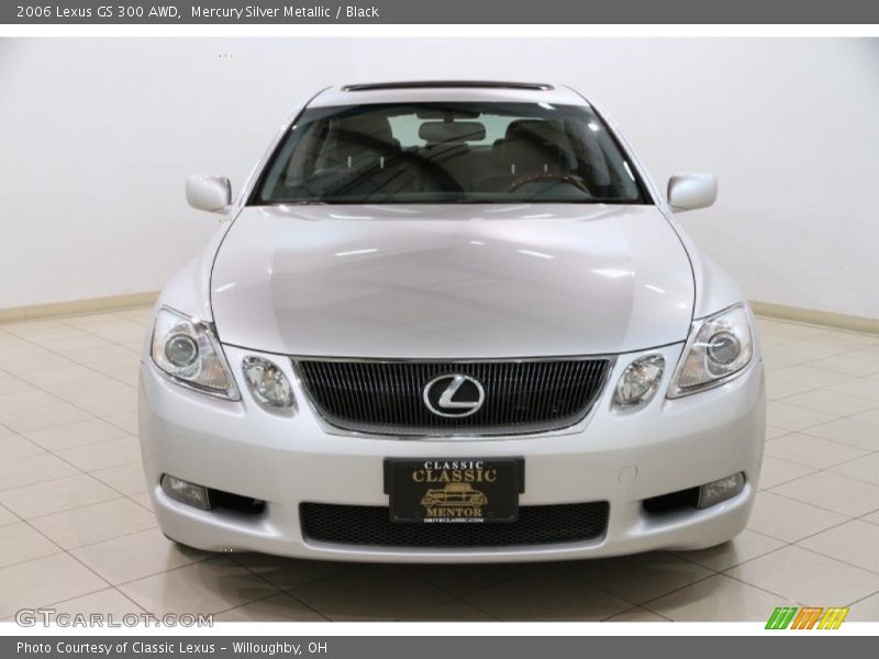 Mercury Silver Metallic / Black 2006 Lexus GS 300 AWD