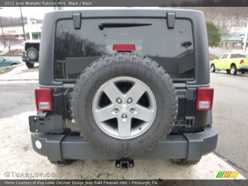 Black / Black 2012 Jeep Wrangler Rubicon 4X4
