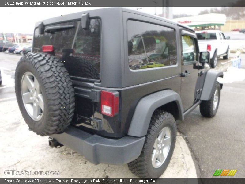 Black / Black 2012 Jeep Wrangler Rubicon 4X4