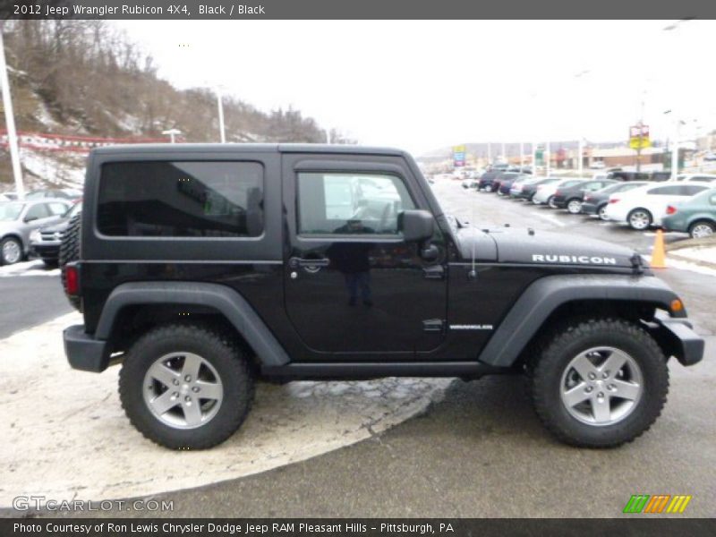 Black / Black 2012 Jeep Wrangler Rubicon 4X4