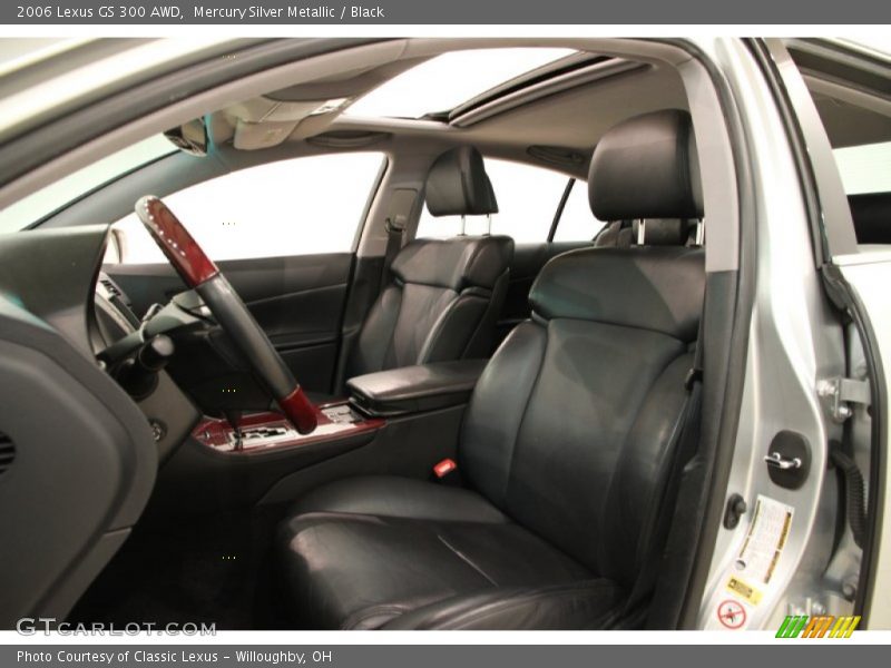 Mercury Silver Metallic / Black 2006 Lexus GS 300 AWD