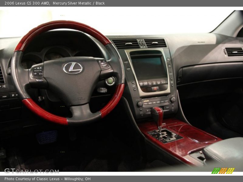 Mercury Silver Metallic / Black 2006 Lexus GS 300 AWD