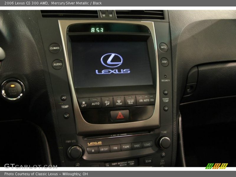 Mercury Silver Metallic / Black 2006 Lexus GS 300 AWD