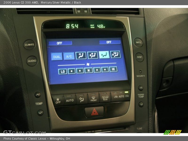 Mercury Silver Metallic / Black 2006 Lexus GS 300 AWD