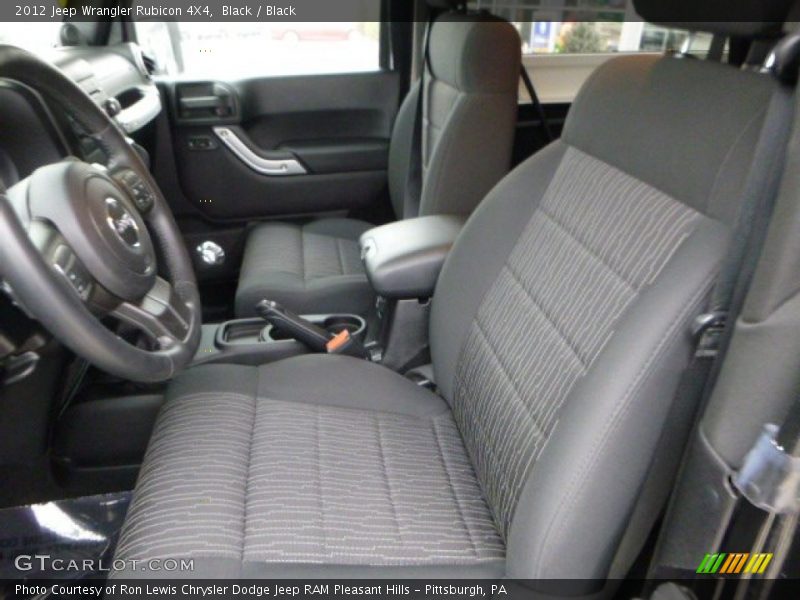 Black / Black 2012 Jeep Wrangler Rubicon 4X4