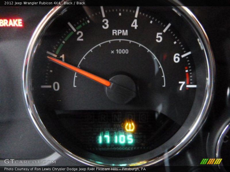 Black / Black 2012 Jeep Wrangler Rubicon 4X4