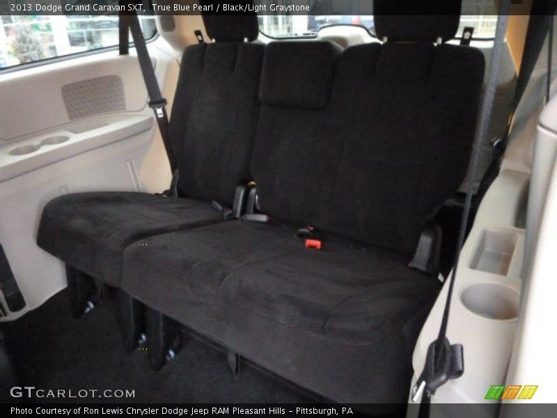 True Blue Pearl / Black/Light Graystone 2013 Dodge Grand Caravan SXT