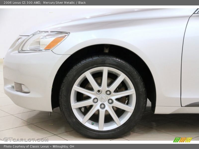 Mercury Silver Metallic / Black 2006 Lexus GS 300 AWD