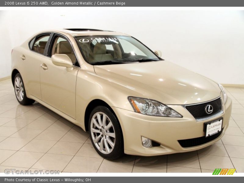 Golden Almond Metallic / Cashmere Beige 2008 Lexus IS 250 AWD