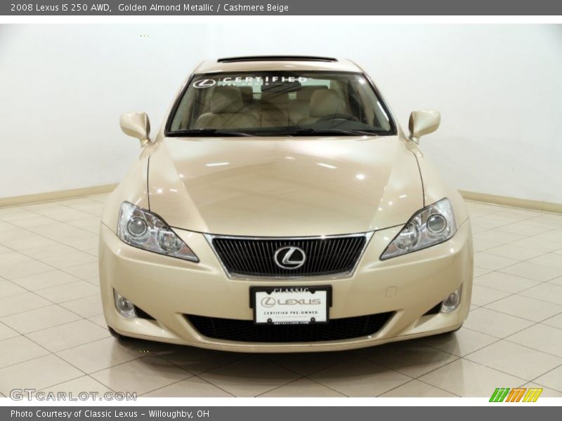 Golden Almond Metallic / Cashmere Beige 2008 Lexus IS 250 AWD