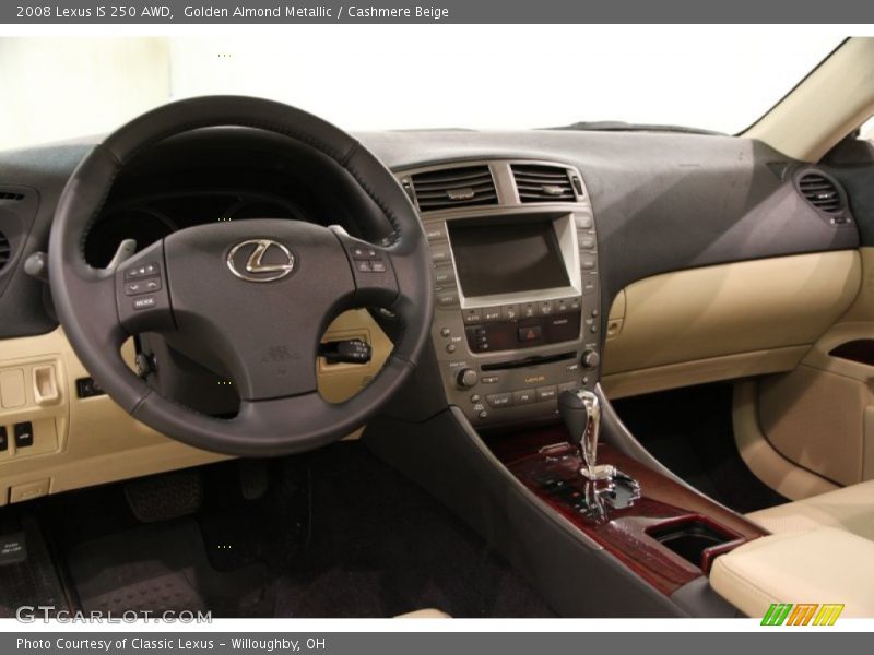 Golden Almond Metallic / Cashmere Beige 2008 Lexus IS 250 AWD