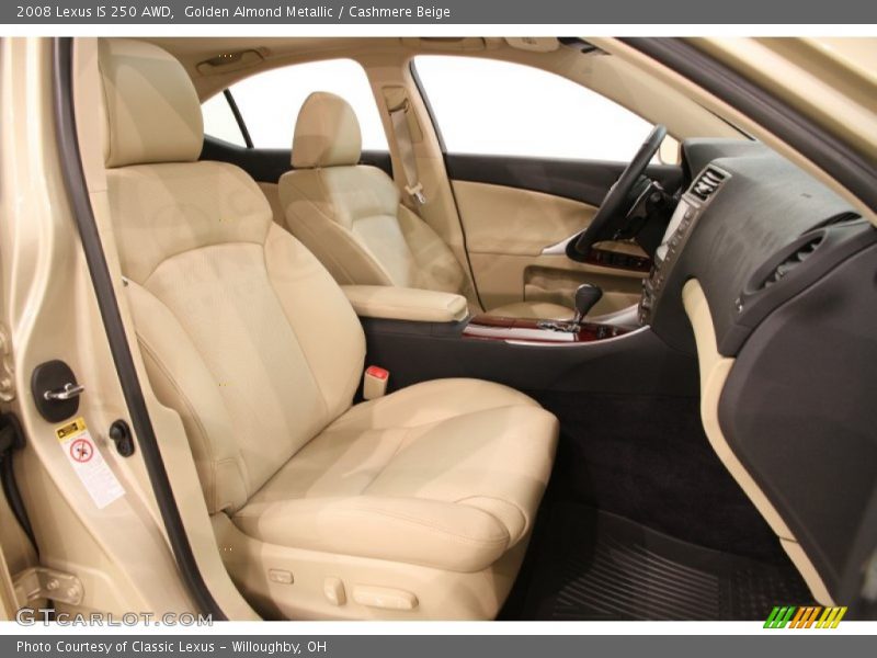 Golden Almond Metallic / Cashmere Beige 2008 Lexus IS 250 AWD