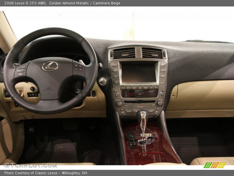 Golden Almond Metallic / Cashmere Beige 2008 Lexus IS 250 AWD