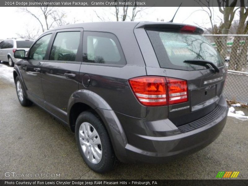 Granite Crystal Metallic / Black 2014 Dodge Journey Amercian Value Package