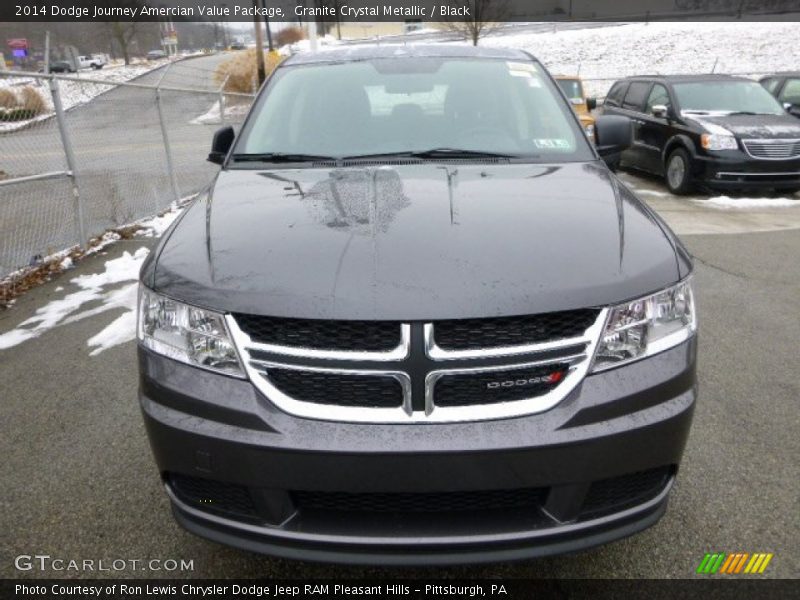 Granite Crystal Metallic / Black 2014 Dodge Journey Amercian Value Package