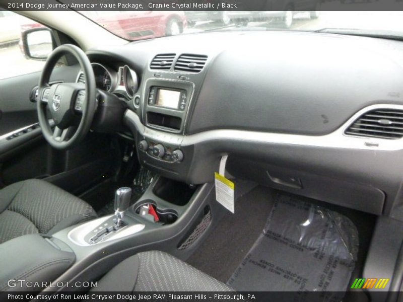 Granite Crystal Metallic / Black 2014 Dodge Journey Amercian Value Package