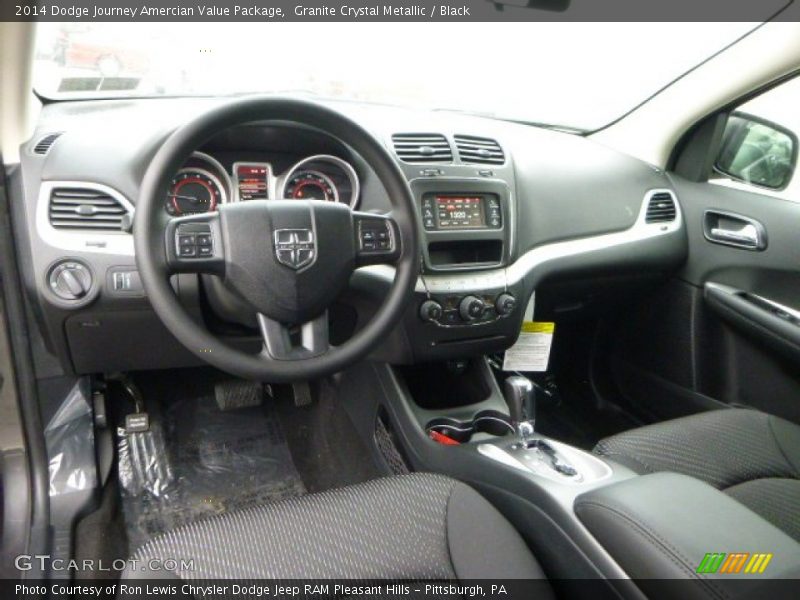 Granite Crystal Metallic / Black 2014 Dodge Journey Amercian Value Package